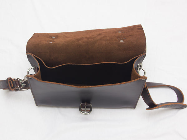 Single Strap Briefcase - Chocolate
