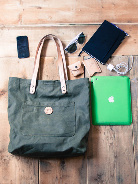 Commuter Tote - Olive Green